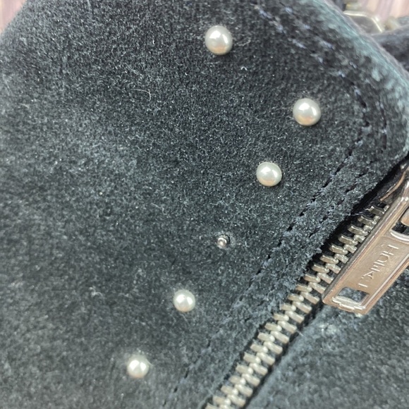 Minnietonka Black Suede Ankle Booties- Size 8 - Picture 10 of 12